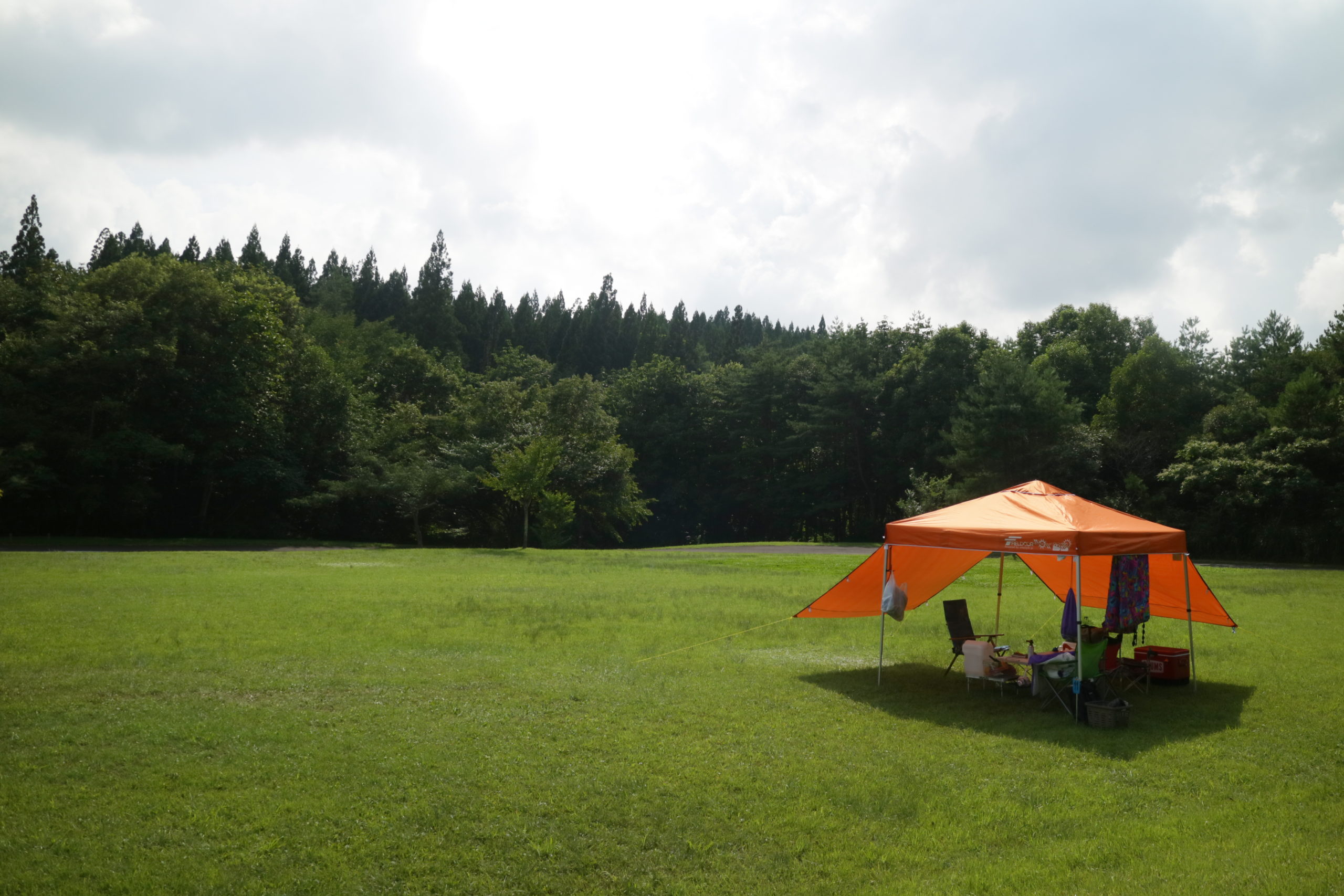 秋田市 キャンプ初心者が低価格でまったりしたいならココ 中央公園ファミリーキャンプ場 野に山どこへでも