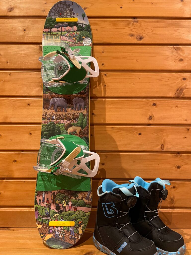 BURTONキッズ80cm salomonビンディング-